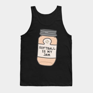 Softball Is My Jam Tank Top